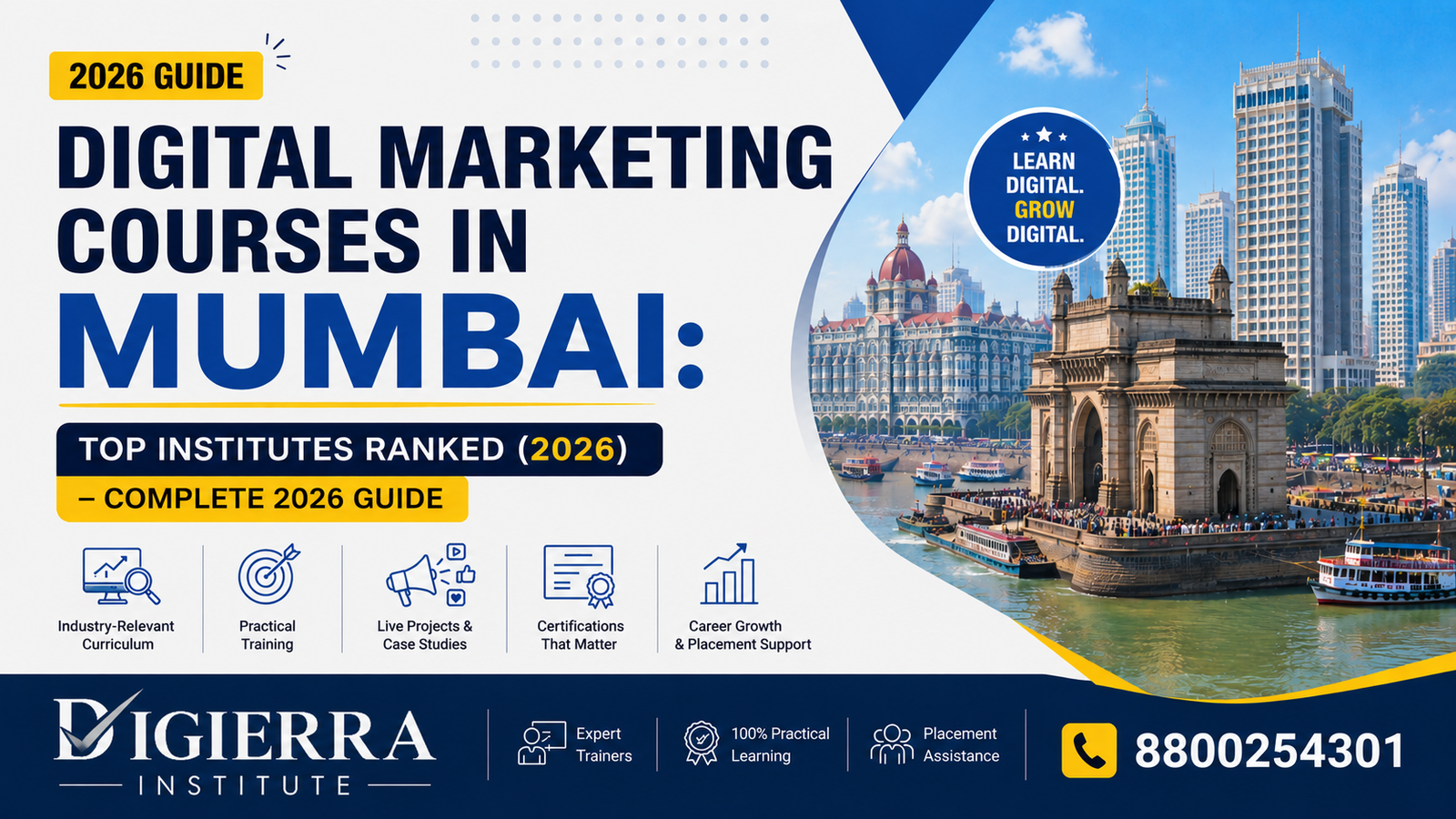 Digital Marketing Courses in Mumbai: Top Institutes Ranked (2026)– Complete 2026 Guide