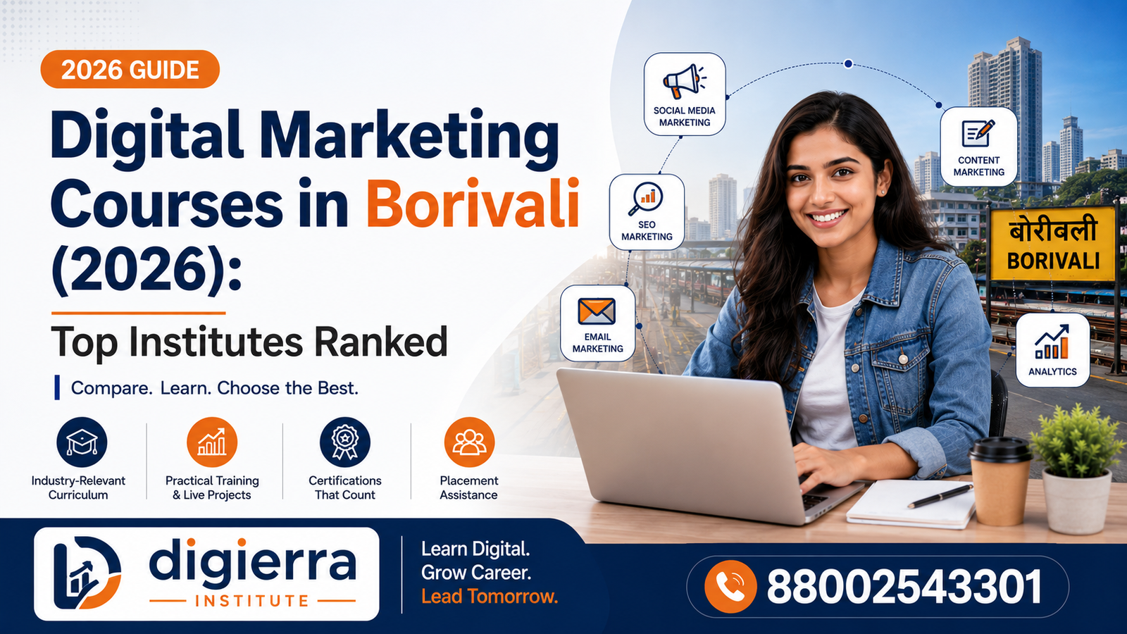 Digital Marketing Courses in Borivali (2026): Top Institutes Ranked
